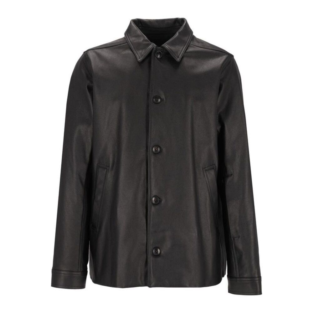 Rick Owens Men Brad Leather Jacket
